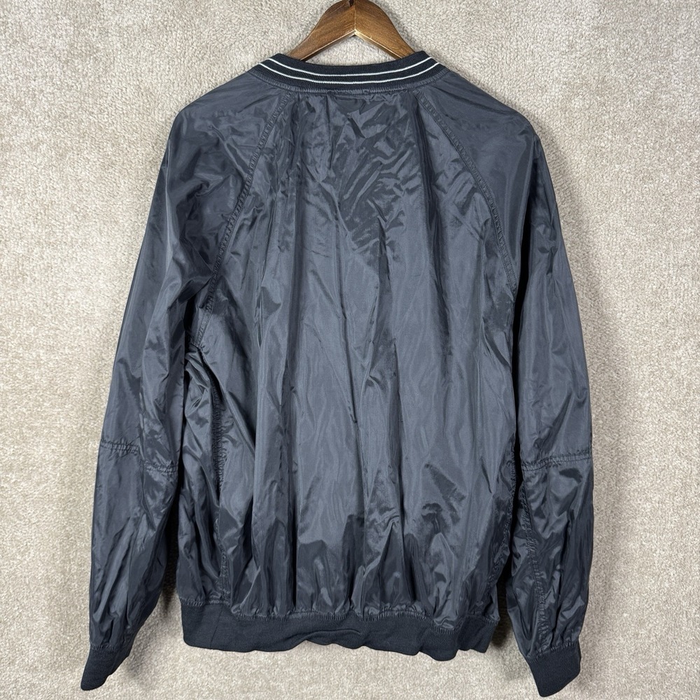 Nike Pullover Windbreaker Jacket Men's Large Black V Neck Vintage 90s Unisex - Picture 10 of 11